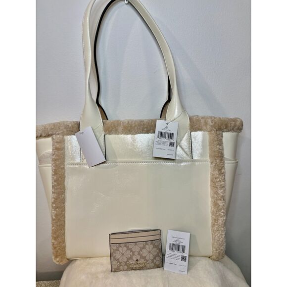 Kate Spade New York Large Tote in with Matching Spade Card Holder - NWT Bundle - Picture 10 of 14